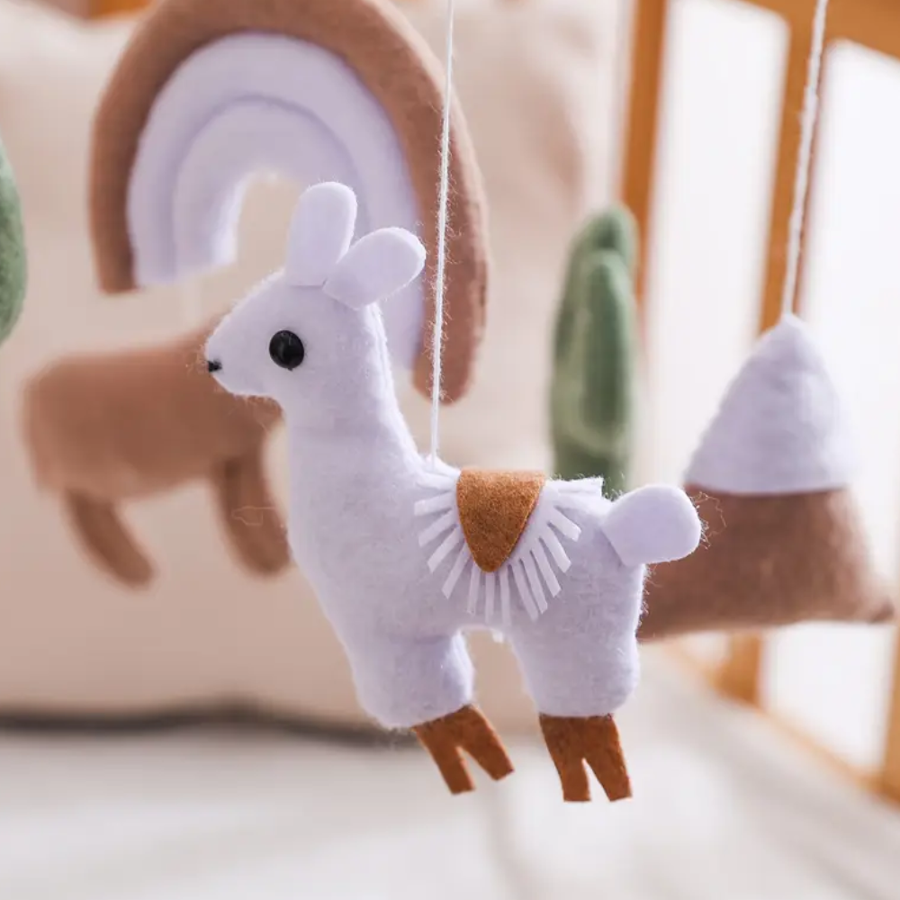 Mobile bébé d’éveil Noliboo - Alpaga du Désert