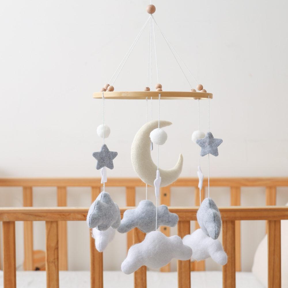 Mobile bébé d’éveil Noliboo – Clair de Lune