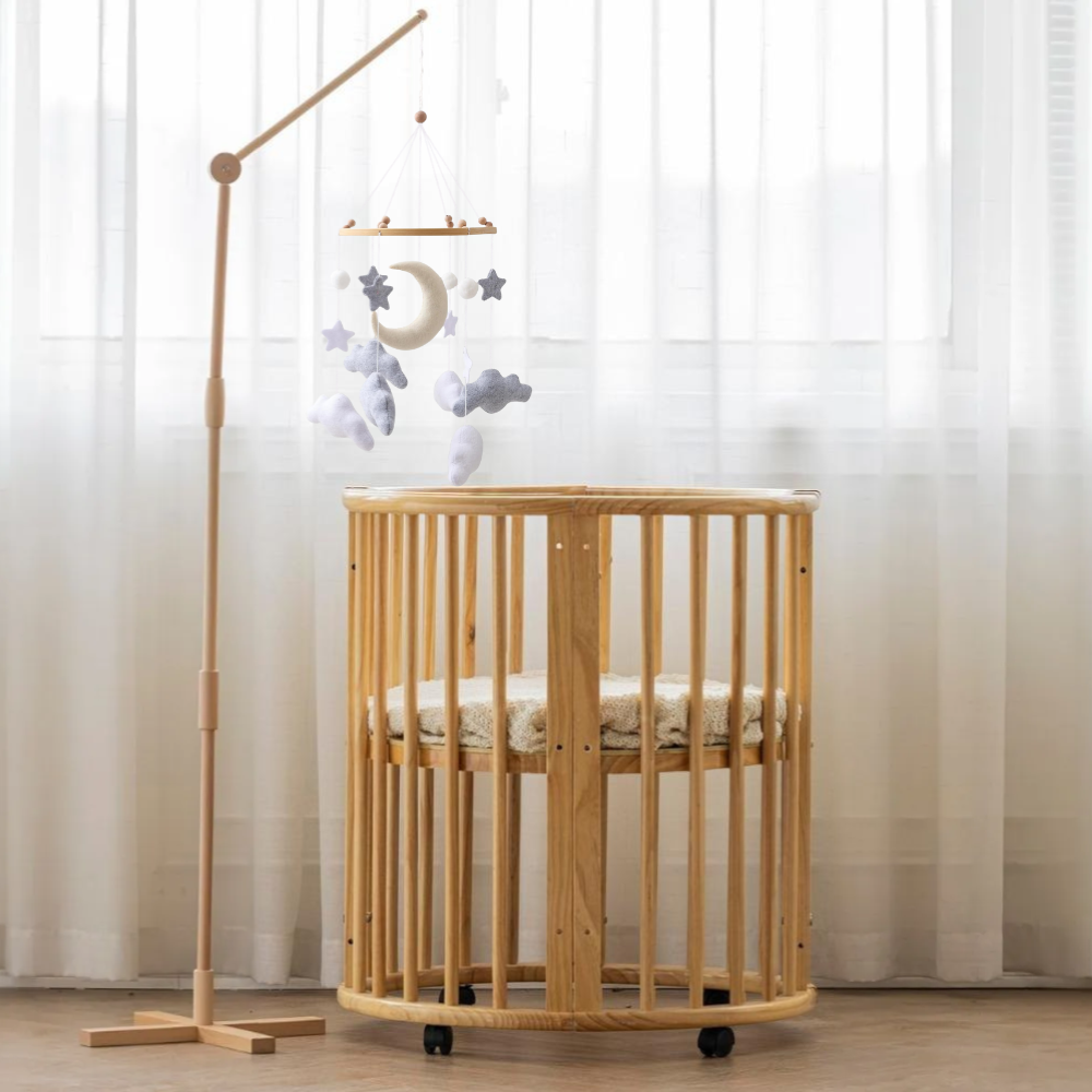 Mobile bébé d’éveil Noliboo – Clair de Lune