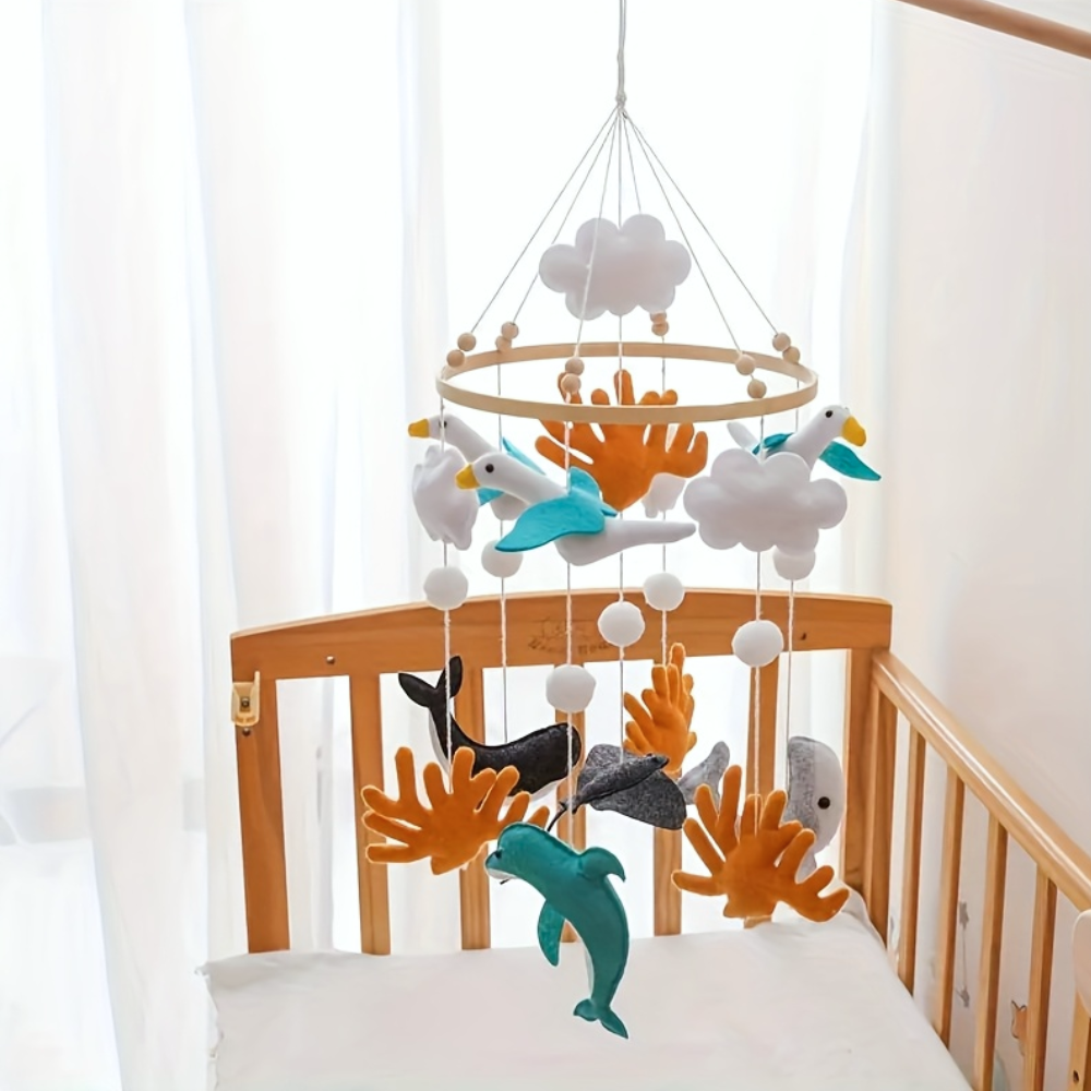 Mobile bébé d’éveil Noliboo - Mouettes et l'Océan