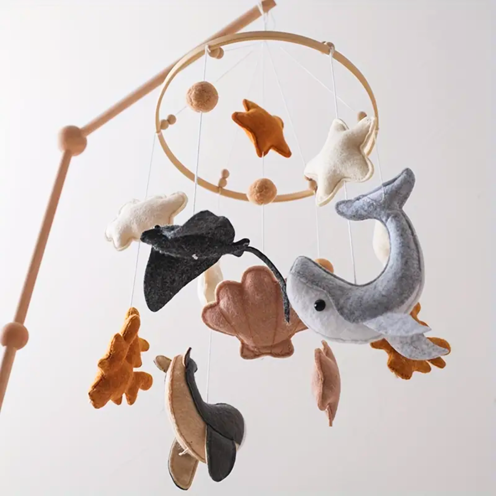Mobile bébé d’éveil Noliboo - Océan d’Ambre