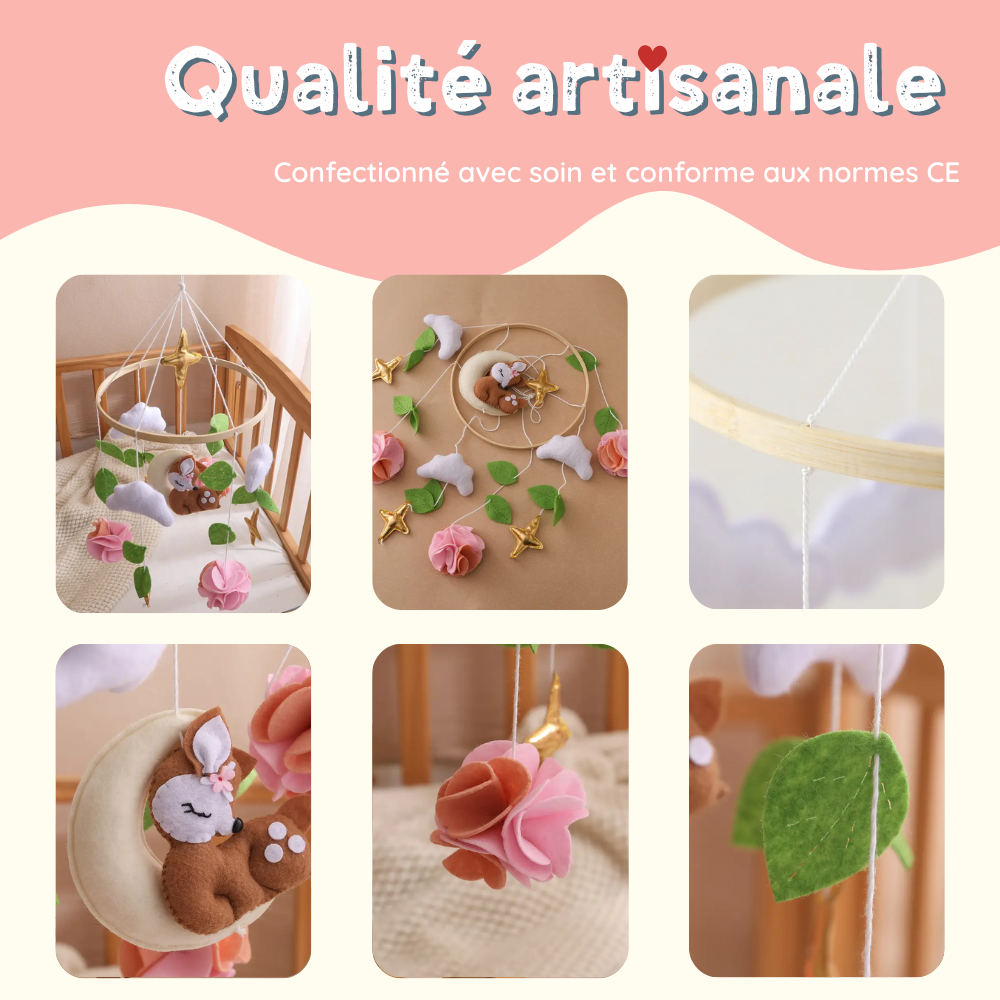 Mobile bébé d’éveil Noliboo - Biche des Bois