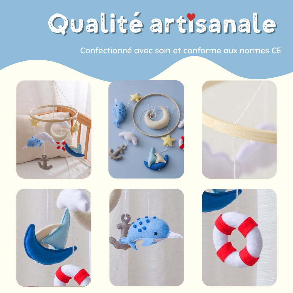 Mobile bébé d’éveil Noliboo - Le Petit Port