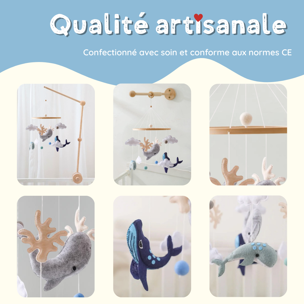 Mobile bébé d’éveil Noliboo - Rêve Marin