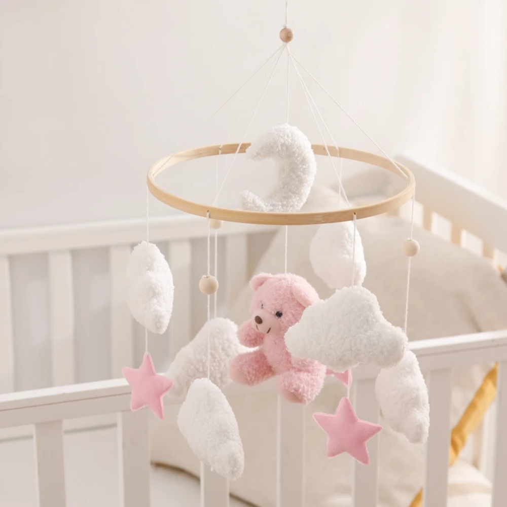 Mobile bébé d’éveil Noliboo - Rêve de l'Ours Rose