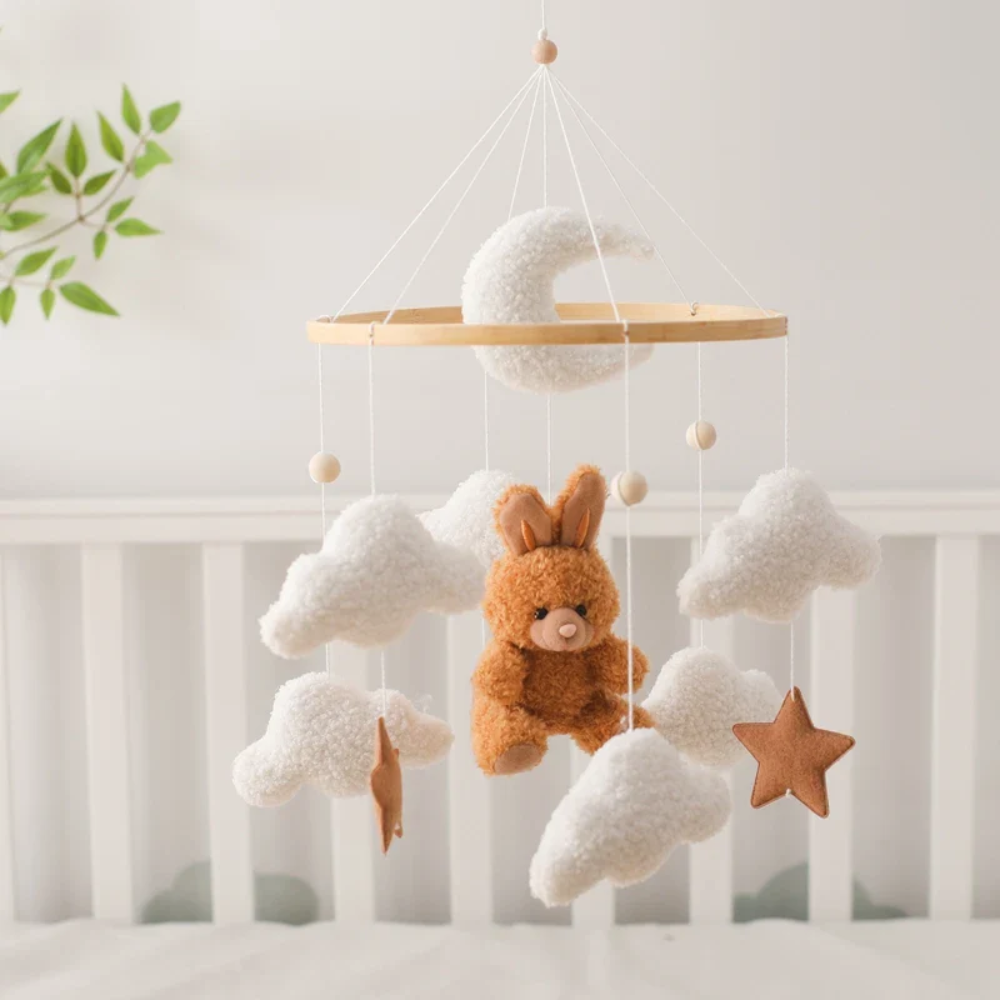 Mobile bébé d’éveil Noliboo – Rêve du Lapin