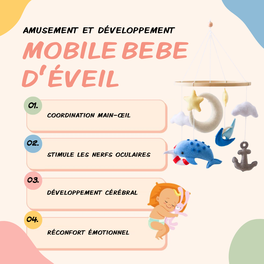 Mobile bébé d’éveil Noliboo - Le Petit Port