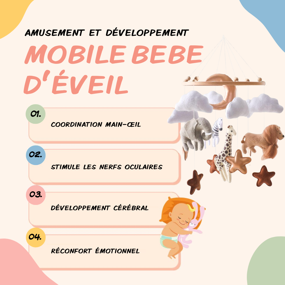 Mobile bébé d’éveil Noliboo - Safari