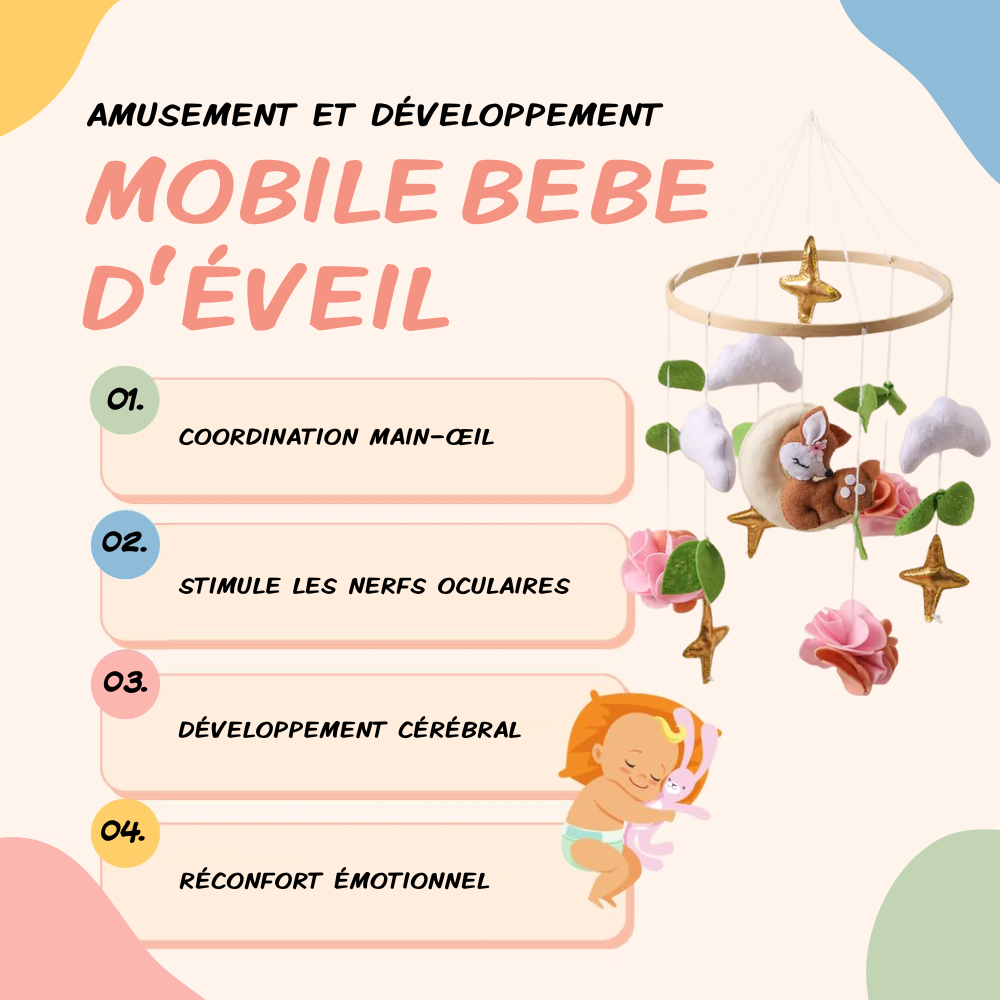 Mobile bébé d’éveil Noliboo - Biche des Bois