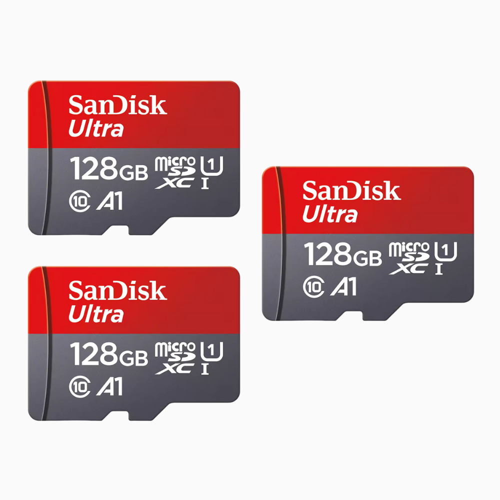 3x Carte Micro SD 128GO