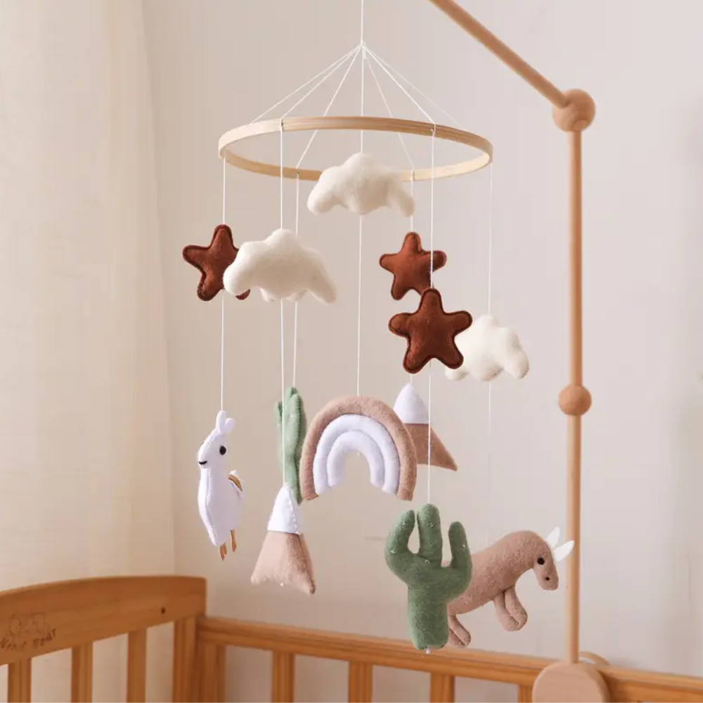 Mobile bébé d’éveil Noliboo - Alpaga du Désert