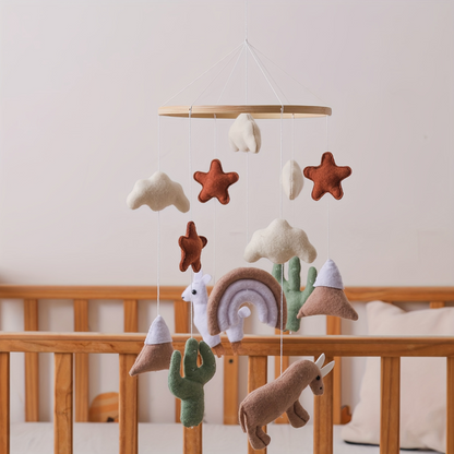Mobile bébé d’éveil Noliboo - Alpaga du Désert