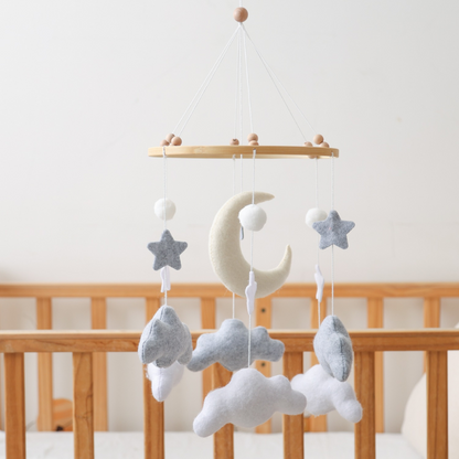 Mobile bébé d’éveil Noliboo – Clair de Lune