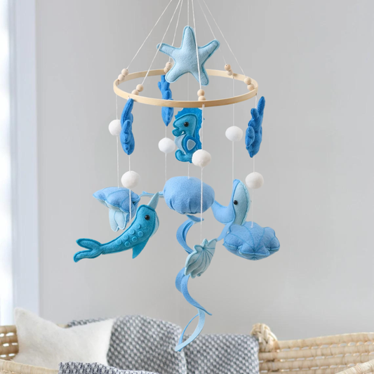 Mobile bébé d’éveil Noliboo - L'Océan Bleu