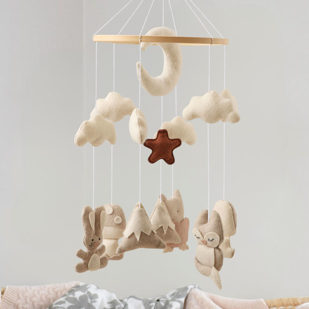 Mobile bébé d’éveil Noliboo - Les Sommets enneigés