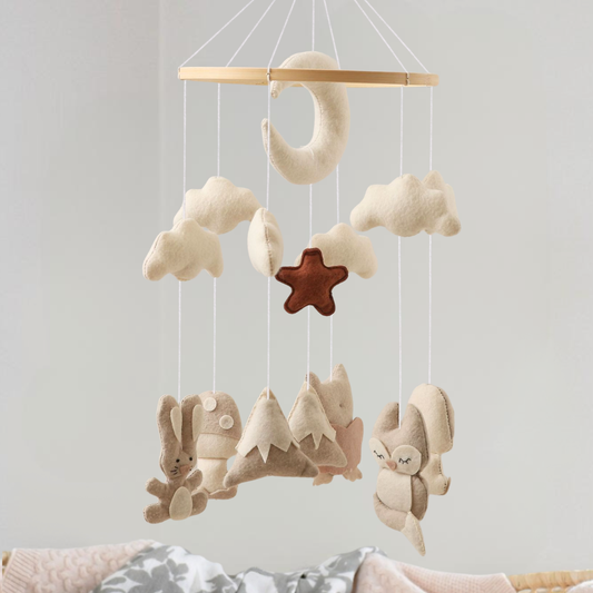 Mobile bébé d’éveil Noliboo - Les Sommets enneigés