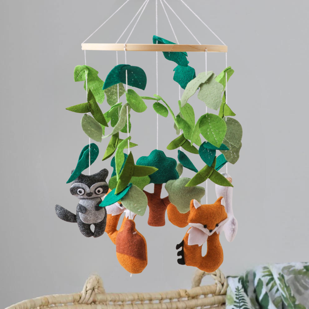 Mobile bébé d’éveil Noliboo - Animaux de la forêt