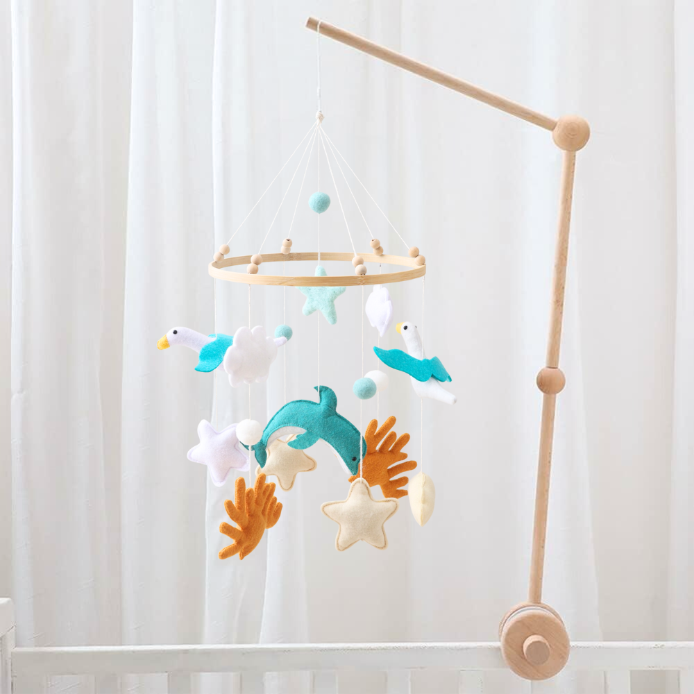 Mobile bébé d’éveil Noliboo - Mouettes et la Mer