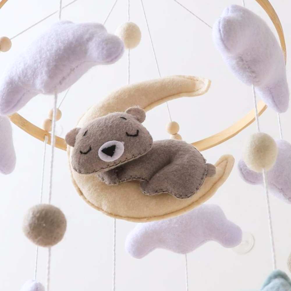 Mobile bébé d’éveil Noliboo - Ours au clair de Lune