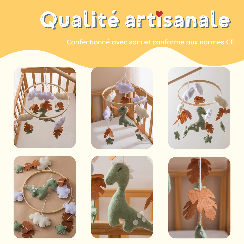 Mobile bébé d’éveil Noliboo - L'île aux Dinosaures