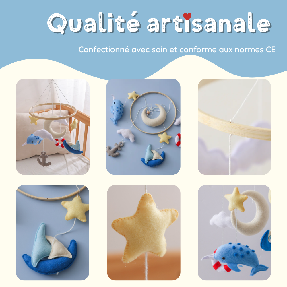 Mobile bébé d’éveil Noliboo - Le Petit Port