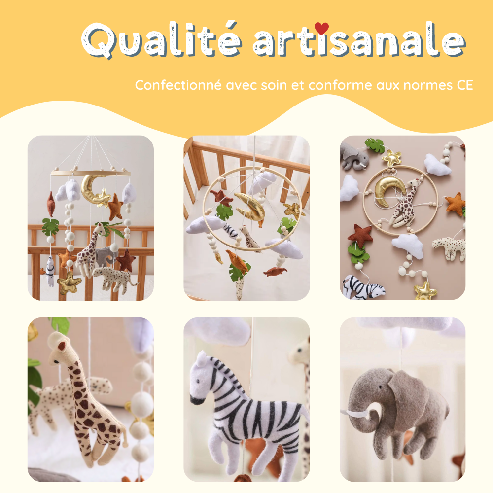 Mobile bébé d’éveil Noliboo - Savane