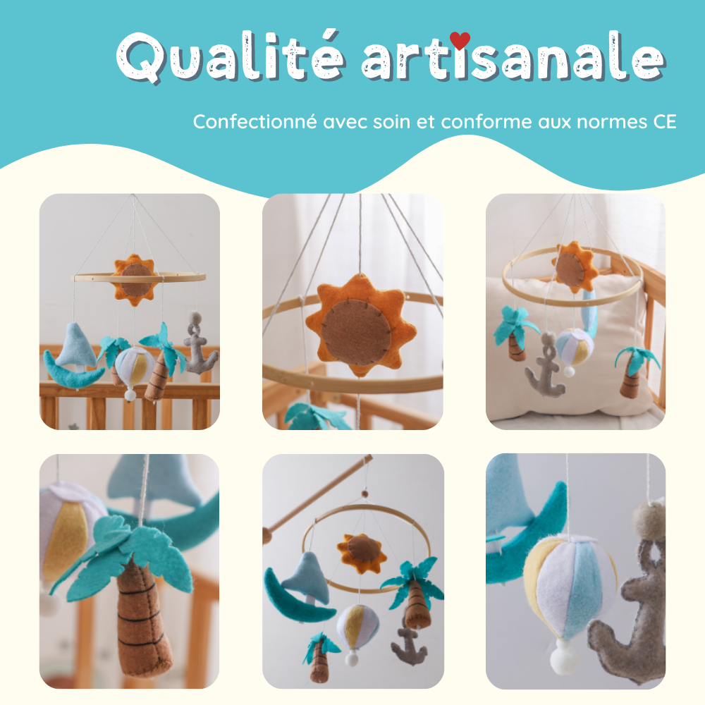 Mobile bébé d’éveil Noliboo - l'île des pirates