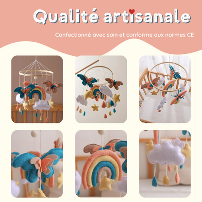 Mobile bébé d’éveil Noliboo - Papillon Poétique
