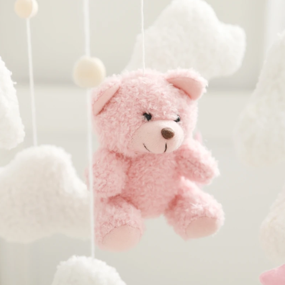 Mobile bébé d’éveil Noliboo - Rêve de l'Ours Rose