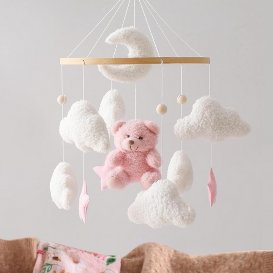 Mobile bébé d’éveil Noliboo - Rêve de l'Ours Rose