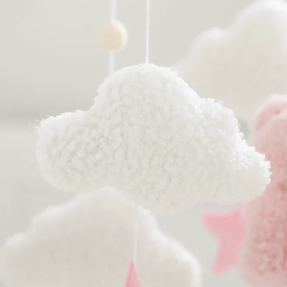 Mobile bébé d’éveil Noliboo – Rêve du Lapin Rose