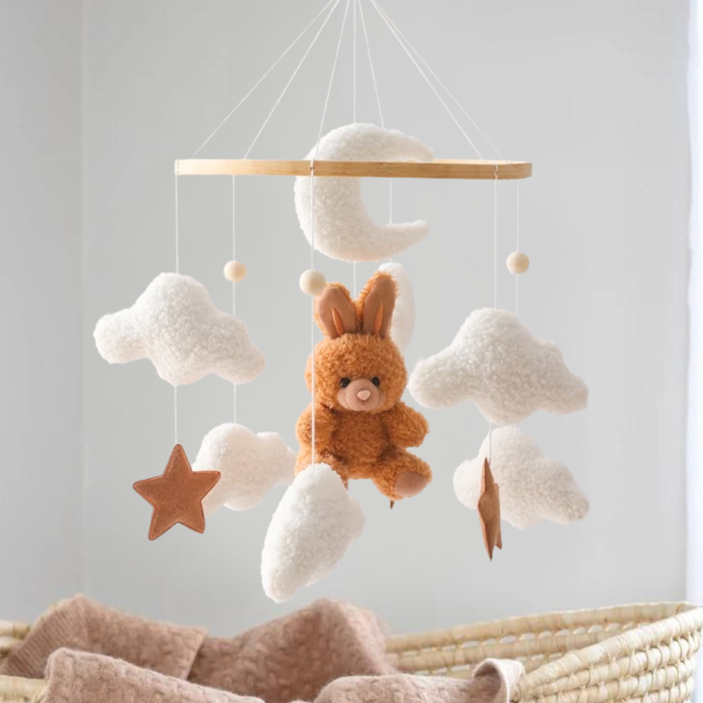 Mobile bébé d’éveil Noliboo – Rêve du Lapin