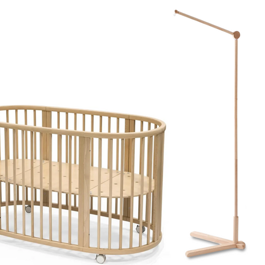 Support sur pied de mobile 155 cm en bois de hêtre