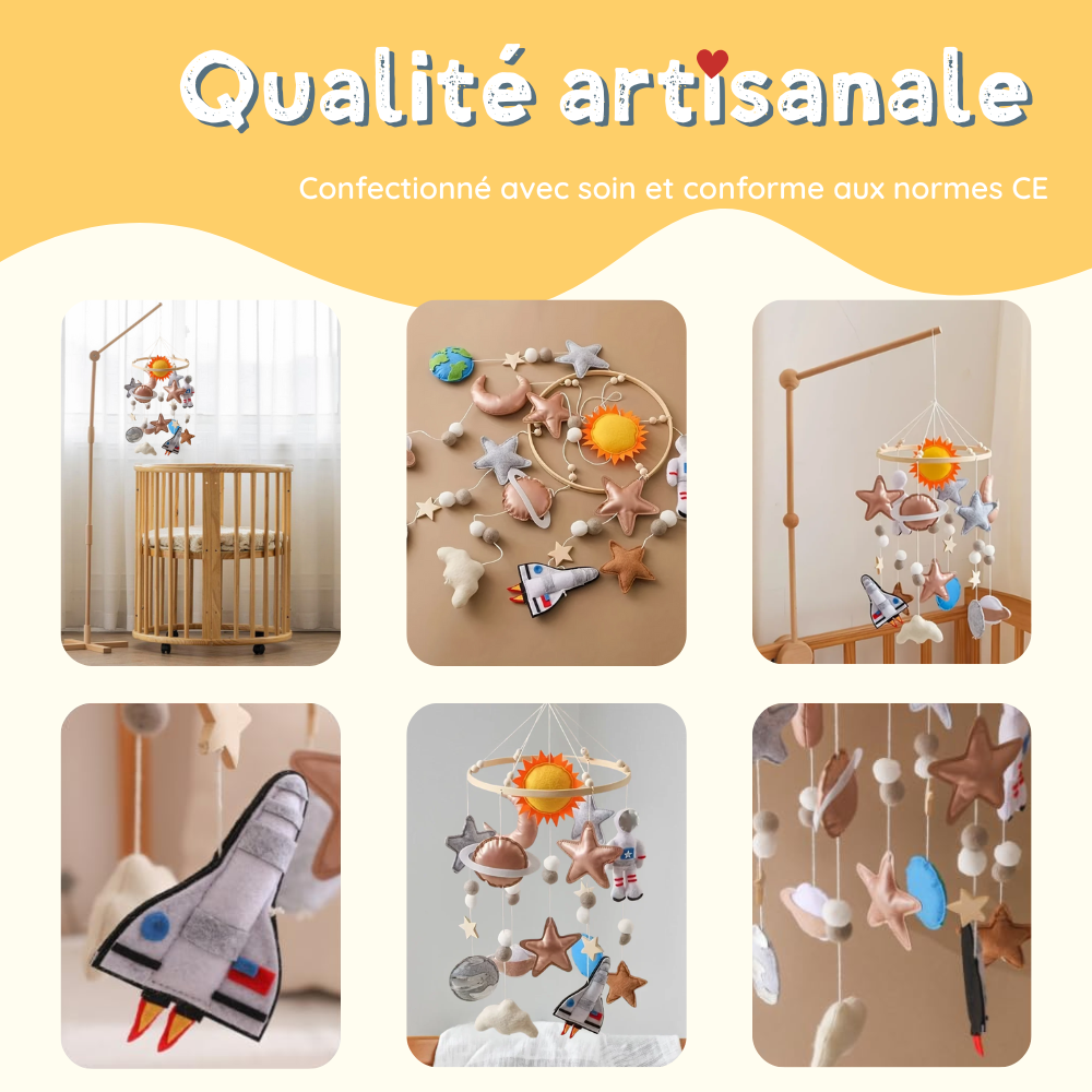 Mobile bébé d’éveil Noliboo - Voyage Stellaire
