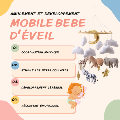 Mobile bébé d’éveil Noliboo - Le roi de la Savane