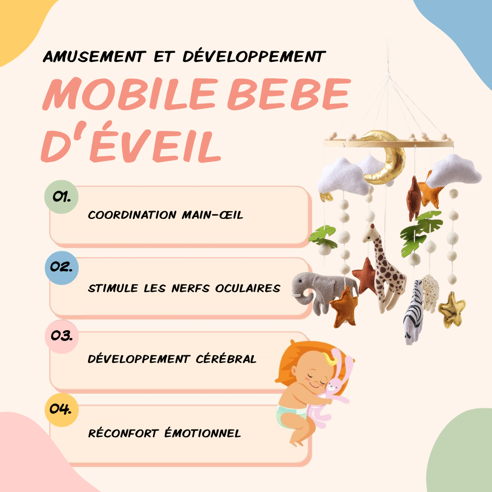 Mobile bébé d’éveil Noliboo - Savane