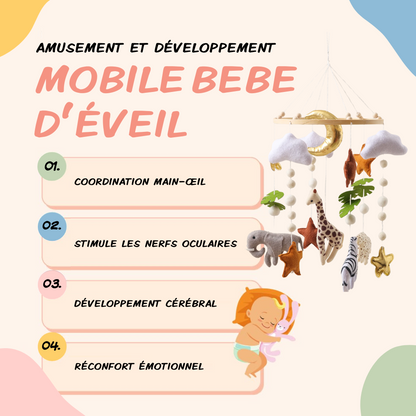 Mobile bébé d’éveil Noliboo - Savane