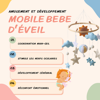Mobile bébé d’éveil Noliboo - Montgolfière