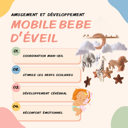 Mobile bébé d’éveil Noliboo - Safari