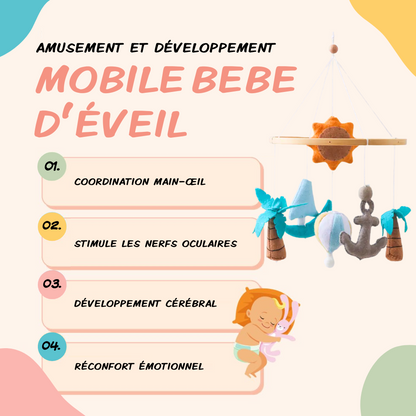 Mobile bébé d’éveil Noliboo - l'île des pirates
