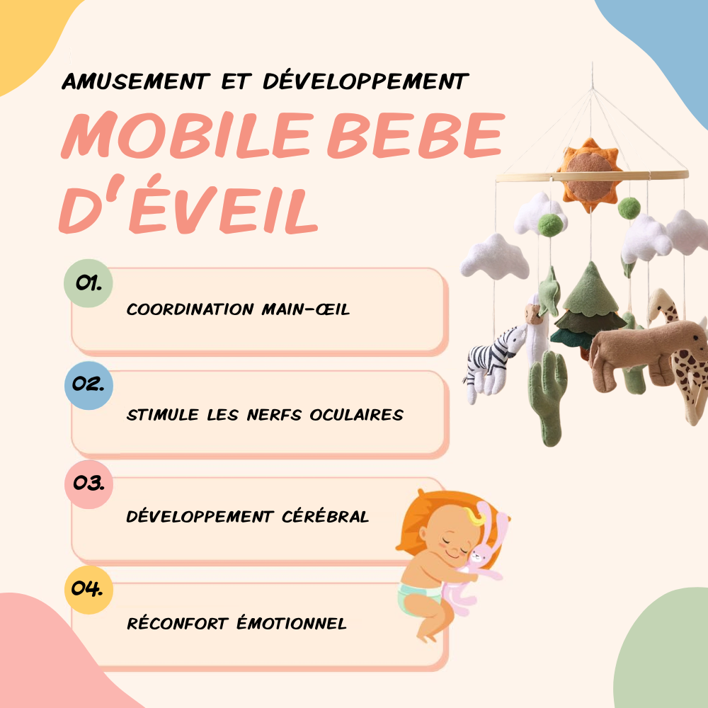 Mobile bébé d’éveil Noliboo - Au Cœur de la Savane