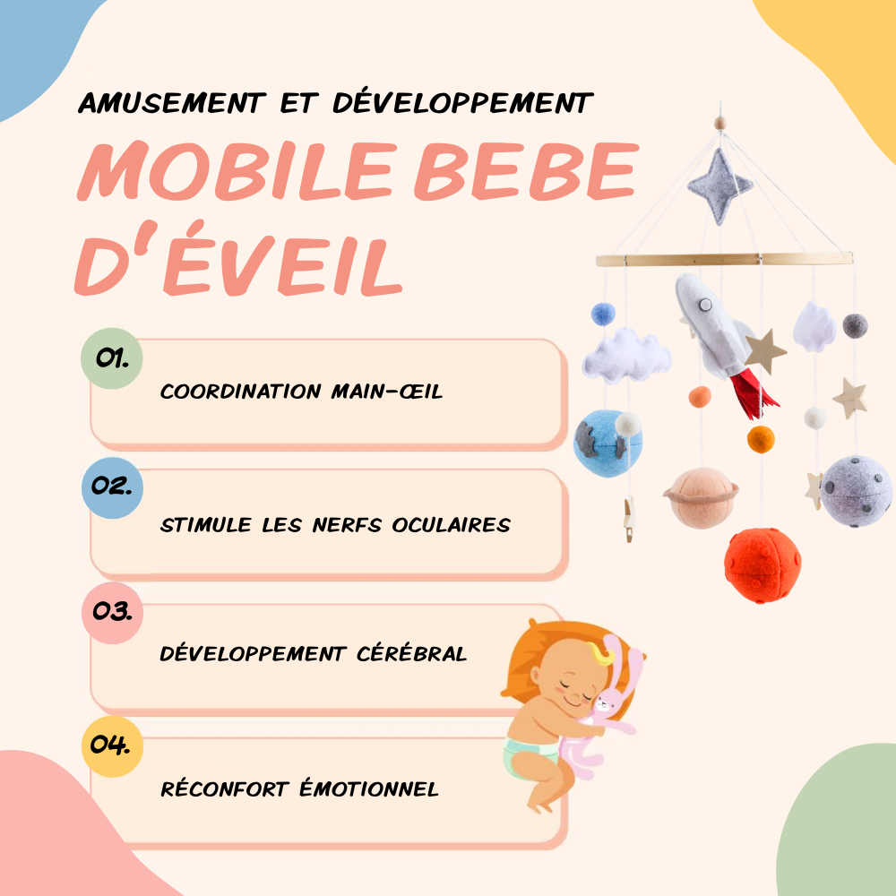Mobile bébé d’éveil Noliboo – Exploration Stellaire