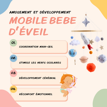 Mobile bébé d’éveil Noliboo – Exploration Stellaire