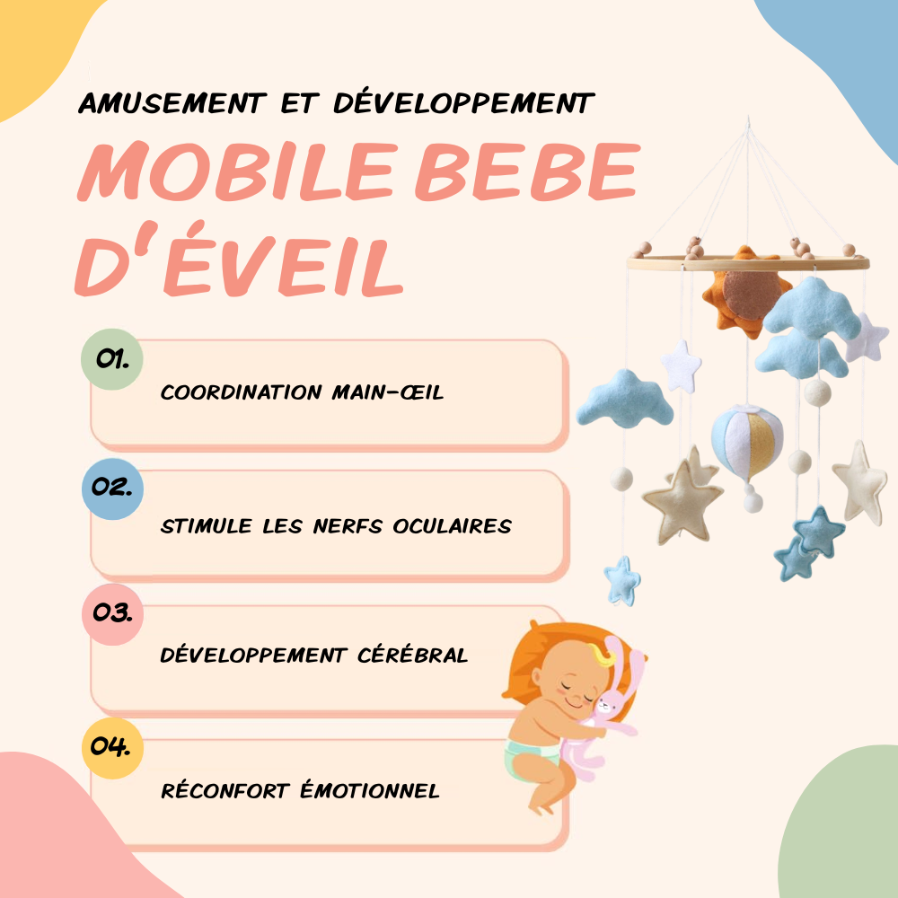 Mobile bébé d’éveil Noliboo - Montgolfière