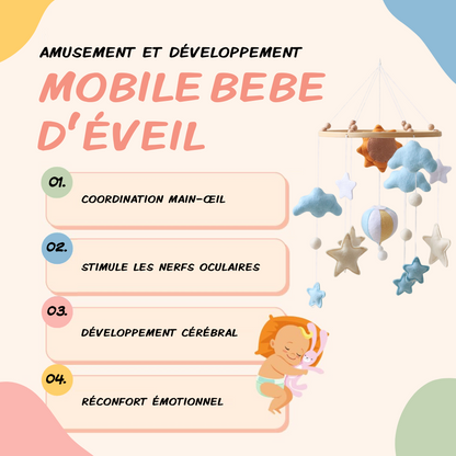 Mobile bébé d’éveil Noliboo - Montgolfière