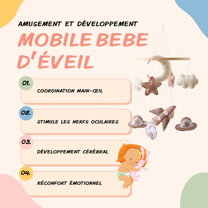 Mobile bébé d’éveil Noliboo - Rêves Stellaires