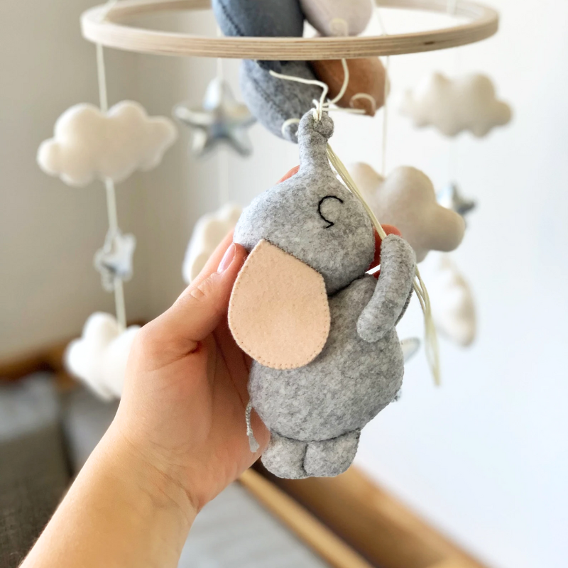 Mobile bébé d’éveil Noliboo - Rêve d'Éléphant