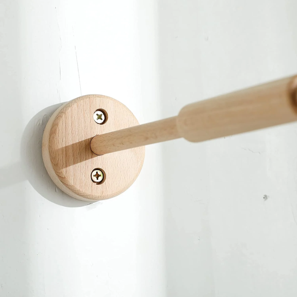 Bras mobile murale - Fixation solide 100% naturel en bois