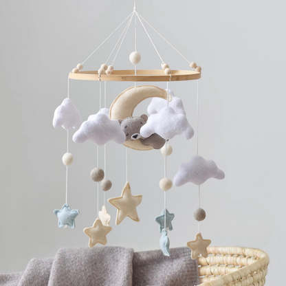 Mobile bébé d’éveil Noliboo - Ours au clair de Lune