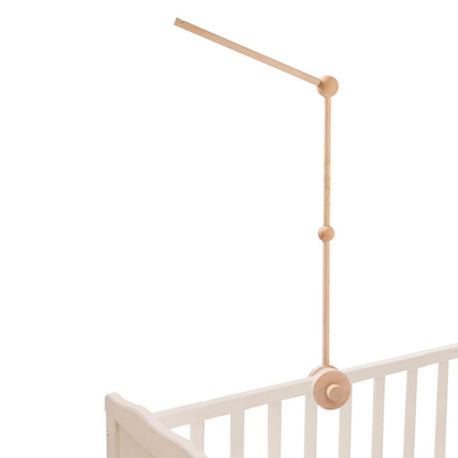 Bras mobile réglable en bois de hêtre pour lit bébé et berceau
